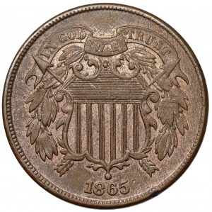 USA, 2 centy 1865