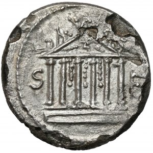 Roman Republic, Petillius Capitolinus (41 BC), AR Denarius