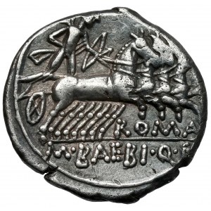 Republika, M. Baebius Q. f. Tampilus (137 p.n.e.) Denar