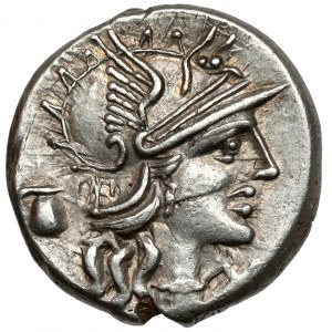 Roman Republic, Sextus Pompeius Faustulus (137 BC) AR Denarius