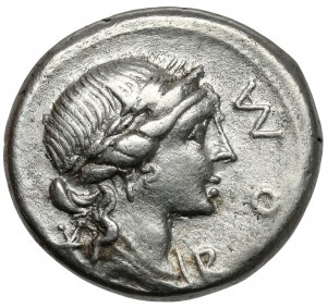 Republika, Mn. Aemilius M.f. Lepidus (114-113 p.n.e.) Denar