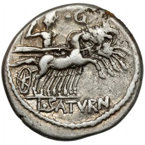 Roman Republic, L. Appuleius Saturninus (104 BC) AR Denarius