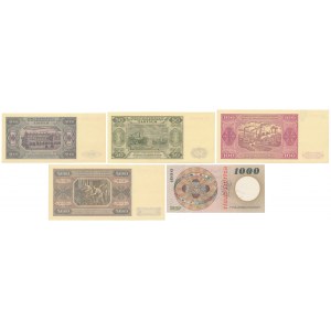 Collector's Patterns of the 1948-65 issue (5pcs)