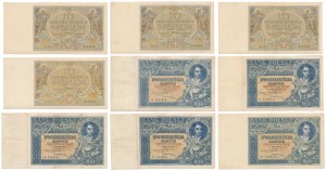 10 złotych 1929 i 20 złotych 1931 - zestaw (9szt)