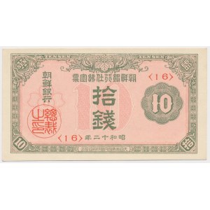 Korea, 10 Sen (1937)