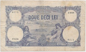Romania, 20 Lei 1928