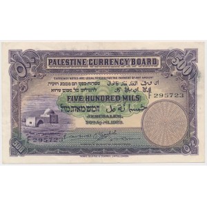 Palestine, 500 Mils 1939