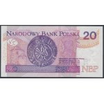 20 zł 2016 BM - 0000008 - niski numer jednocyfrowy