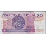 20 zł 2016 BM - 0001000 - PIĘKNY numer radarowy