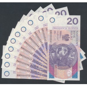 20 zł 2016 BM - 0000041 do 50 (10szt)