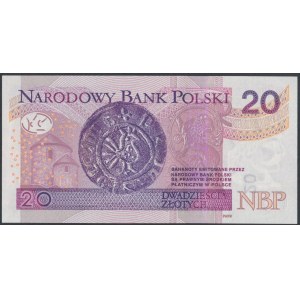 20 zł 2016 BM - 0001234 - numer kolejny