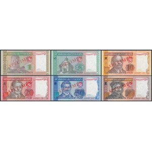 Belarus, FULL SPECIMEN SET 1-100 Rubles 1993 (6pcs)