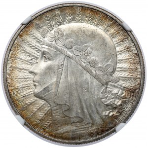 Głowa Kobiety 10 złotych 1932 zn, Warszawa