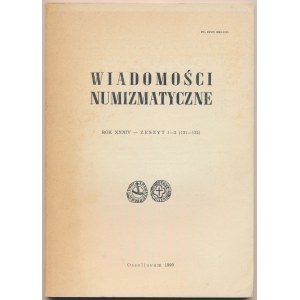 Wiadomości numizmatyczne 1990/1-2