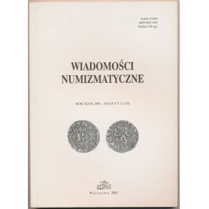 Wiadomości numizmatyczne 2003/2