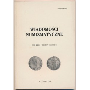 Wiadomości numizmatyczne 1995/3-4