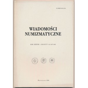 Wiadomości numizmatyczne 1994/1-2