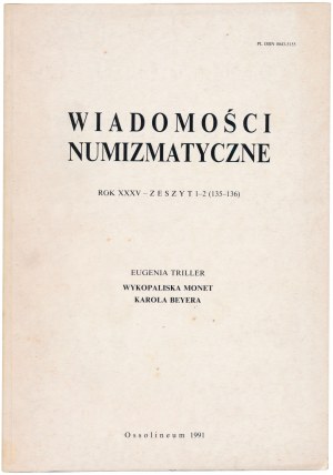 Wiadomości numizmatyczne 1991/1-2