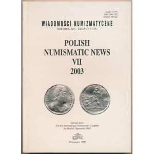 Wiadomości numizmatyczne 2003/1 - Polish Numismatic News