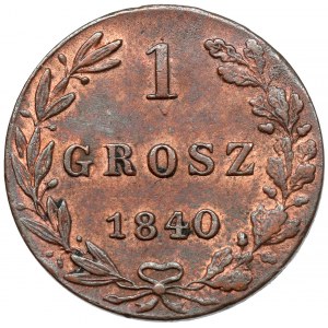 1 grosz 1840 MW, Warszawa