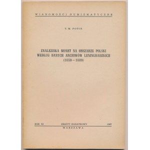 Wiadomości Numizmatyczne 1967 - zeszyt dodatkowy - Znaleziska monet... (1859-1889)