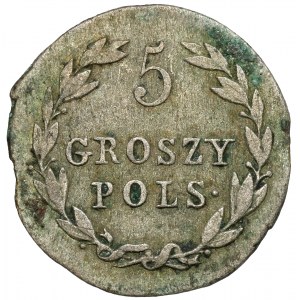 5 Polish pennies 1818 IB