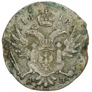5 Polish pennies 1818 IB
