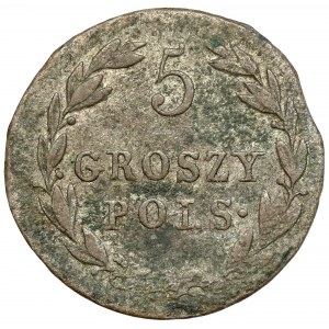 5 groszy polskich 1819 IB