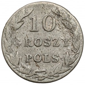 10 groszy polskich 1827 IB