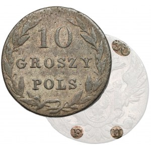 10 groszy polskich 1830 FH - Hunger - rzadkie