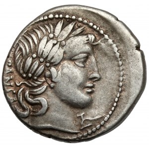 Roman Republic, C. Vibius C. f. Pansa (90 BC) AR Denarius