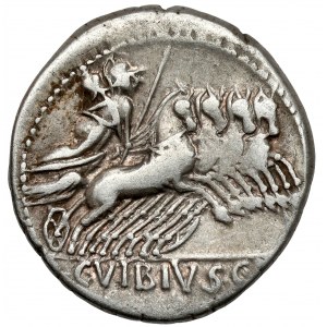 Roman Republic, C. Vibius C. f. Pansa (90 BC) AR Denarius