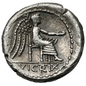 Roman Republic, M. Cato (89 BC) AR Quinarius