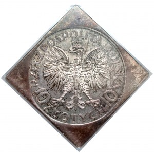 KLIPA próba 10 złotych 1933 Sobieski - PIĘKNA
