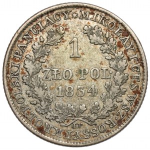 1 złoty polski 1834 IP - ostatni