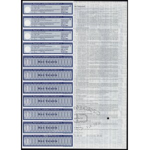 Luksemburg, Bayerische Landesbank International, SPECIMEN Obligacji 50.000 francs 1990