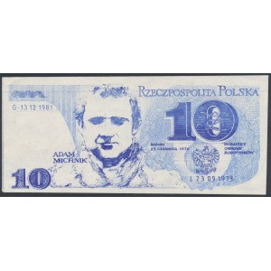 Solidarność, 10 złotych 1976 Adam Michnik