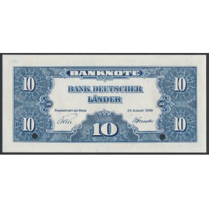 Germany, Bank Deutscher Lander, 10 Mark - SPECIMEN