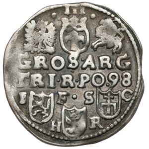 Zygmunt III Waza, Trojak Bydgoszcz 1598 - róża