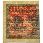 1 grosz 1924 - BD❉ - lewa połowa