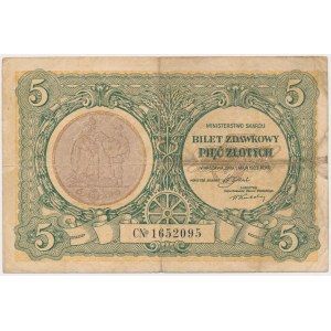 5 złotych 1925 - C - Konstytucja