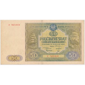 50 złotych 1946 - mała litera