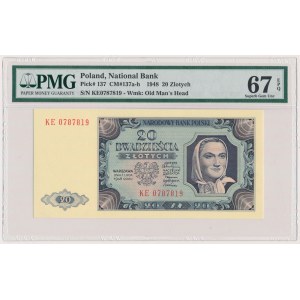 20 złotych 1948 - KE