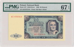 20 złotych 1948 - KE