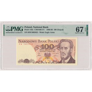 100 złotych 1986 - RW