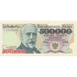 500.000 złotych 1993 - U