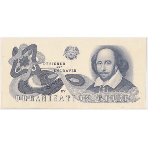 GIORI - staloryt banknotu testowego W. Shakespeare