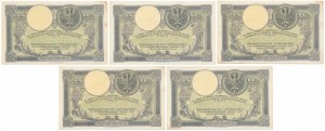 500 złotych 1919 - zestaw (5szt)