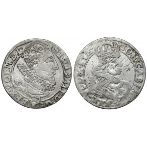 Zygmunt III Waza i Jan II Kazimierz, zestaw 1626-1661, zestaw (2szt)