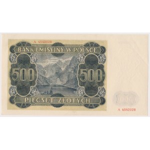 500 złotych 1940 - A